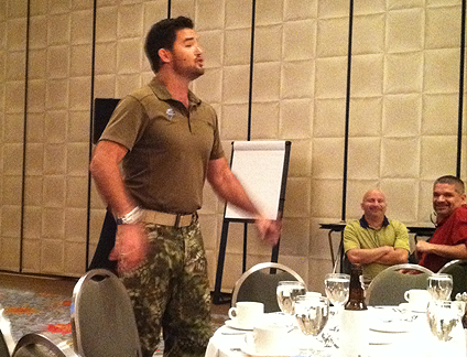 David Rutherford - Navy Seal speaks at DHI Dallas Texas 2014