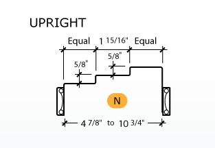 DE-Series Frame Profile (N)