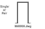 CAD Drawing for Elevations on Adjustable Door Frame
