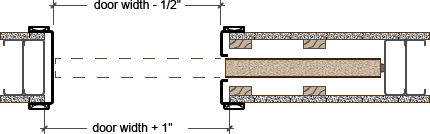 Pocket Door Trim Kit Plan Profile