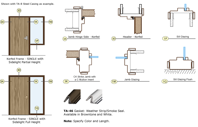 Timely Frames Kerfed Frame Single Drawing