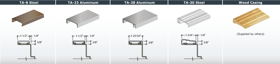 Casing Profiles for Timely Steel Door Frames