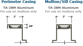 Classic Elevations B Casing Drawings