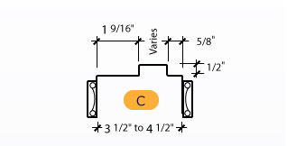 Classic C-Series Frame Profile (C)