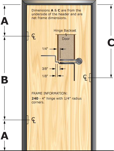 Prefit Door Illustration 240