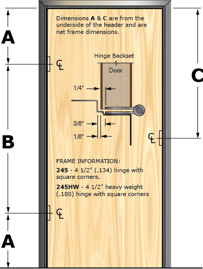 Prefit Door Illustration 245