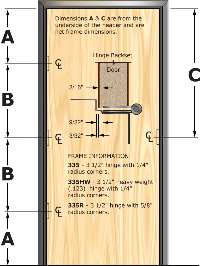 Prefit Door Illustration 335