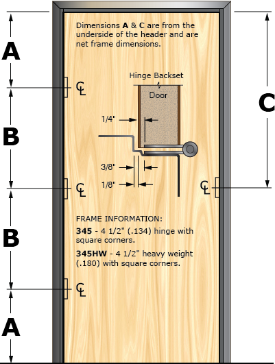 Prefit Door Illustration 345