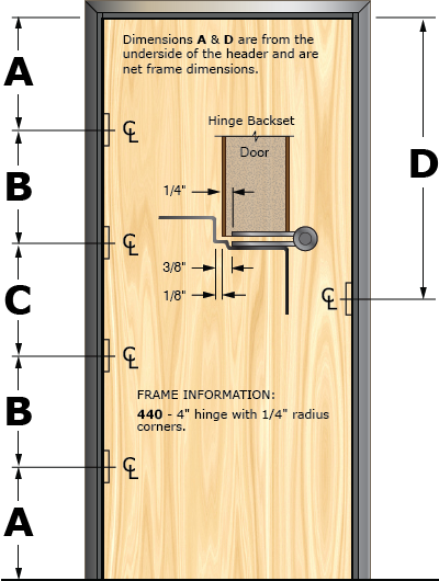 Prefit Door Illustration 440