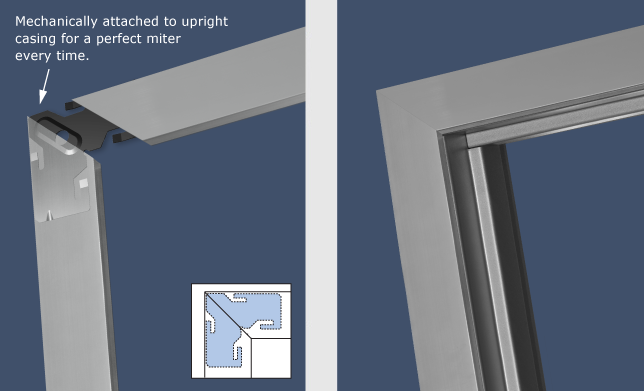 TA-28 with TA-24 Aluminum Casing Corner Piece