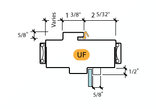 Kerfed - Frame Profile (UF)