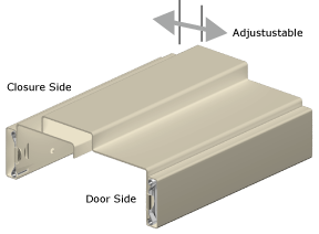 3D Drawing for Adjustable Steel Door Frames