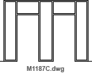 CAD Drawing for Timely Door Frames