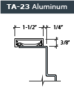 Casing Profile CAD Drawings for Timely Door Frames