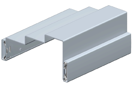 3D Drawing for Double Egress Steel Door Frames