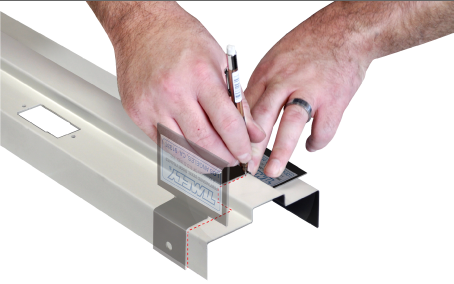 TA-16 Header Notch Template