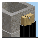 FRAMING: Masonry Application - Sub Frame - Wood Stud