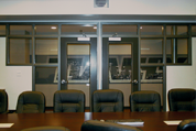 Timely Conference Room – Black Nickel Frame with Sidelights and Transom