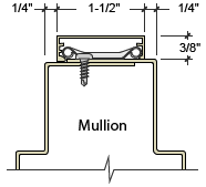 TA-23 Mullion CAD Drawing