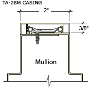 TA-28 Mullion CAD Drawing