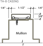 TA-30 Mullion CAD Drawing