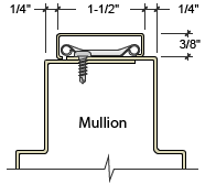 TA-8 Mullion CAD Drawing