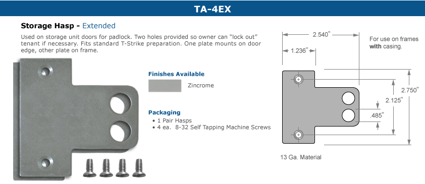 Screws & Door Silencers Timely Frame Strike Package TA-1 Inc.C plate Dust Cap 