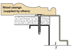 Drawing for wood casing