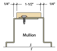 Casing Drawing of Wood Mullion 2