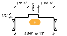 CAD Drawing Image for Classic Frame Profile